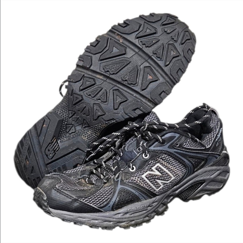 New Balance 481 v2 Mens Trail Running Shoes Size 7.5 Black Grey MT481BS2